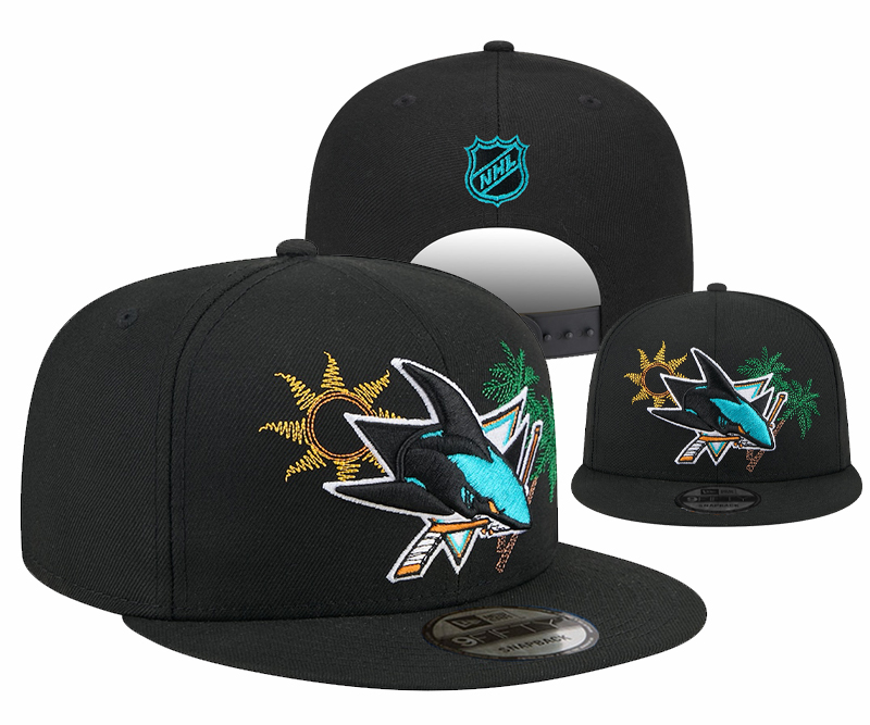 San Jose Sharks Stitched Snapback Hats 001